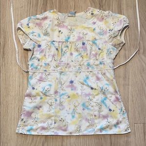 Pastel tweety bird scrub top!!